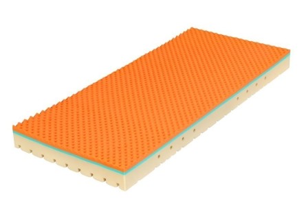 SUPER FOX VISCO Wellness 26 cm - matrac s lenivou penou - AKCIA "Férové ceny" 200 x 200 cm