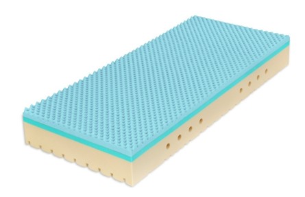 SUPER FOX BLUE Wellness 24 cm FEST BOK - antibakteriálny matrac so spevnenými bokmi - AKCIA "Férové ceny" 120 x 220 cm